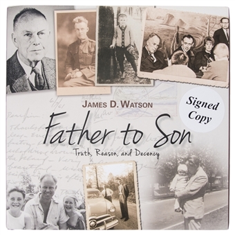 James Watson Signed "Father to Son" Hardcover Book (JSA)